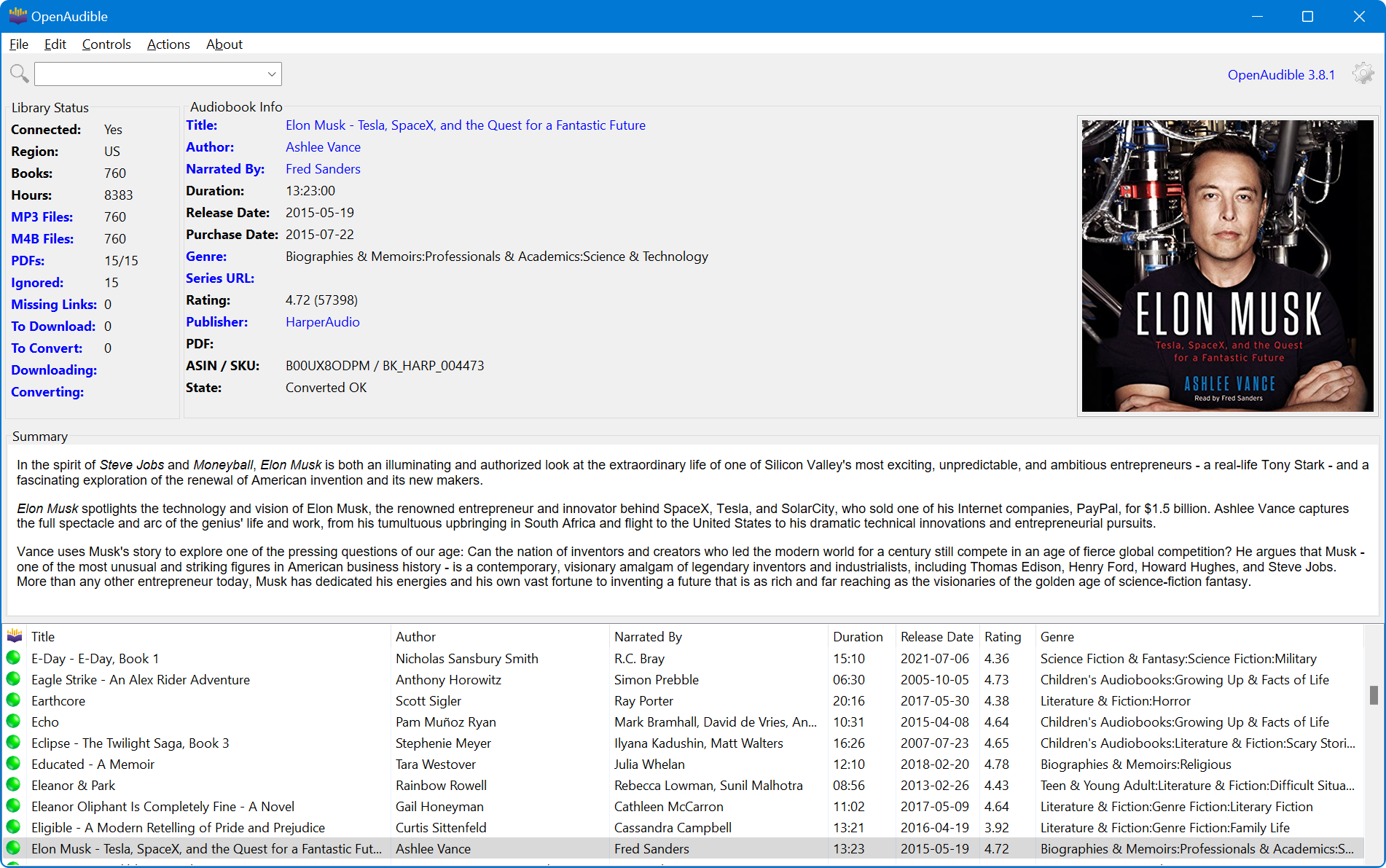 openaudible tracks